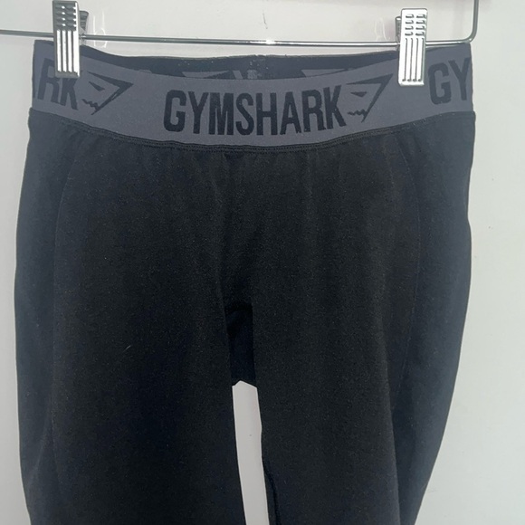 Gymshark OG Black Seamless Spellout Band Low Rise Leggings Moisture Wicking - Picture 1 of 6